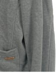 Vorschaubild 7 von Sakko Herren Gr. 46/S Grau Meliert Casual Langarm Zierknöpfe Knopf