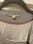 Vorschaubild 7 von Sweatjacke Damen Grau Gr. 38 Langarm Reißverschluss Nieten