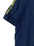 Vorschaubild 3 von T-Shirt Kinder Gr. 134 Blau Baumwolle Grafisch Schriftzug Casual