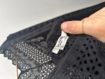 Vorschaubild 5 von Damen Langarmshirt 36/S Schwarz Feminin Lochmuster