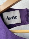 Vorschaubild 9 von Acne Damen Businesskleid Kurzarm Lila Gr. 40/L