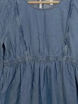 Vorschaubild 3 von Jeanskleid Damen Blau Gr. 38/M Baumwolle Uni Casual Freizeit Knopf
