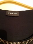 Vorschaubild 5 von Taifun Damen Bluse Gr. 40/L Schwarz Elegant mit Schmucksteinbesatz