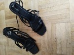 Vorschaubild 3 von Sandaletten Damen Gr. 39 Schwarz Elegant Riemchensandalen