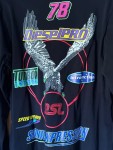Vorschaubild 5 von Langarmshirt Herren Gr. 48/M Schwarz Baumwolle Logo-Print Casual Freizeit