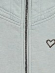 Vorschaubild 3 von Alife and Kickin Sweatjacke Damen Blau Gr. 38/M Melange Kapuze Freizeit