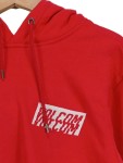 Vorschaubild 3 von Kapuzenpullover Herren Gr. 48/M Rot Baumwolle Logo-Print Schriftzug