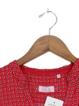 Vorschaubild 5 von Damen Bluse Gr. 38 Rot Punkte Langarm Viskose