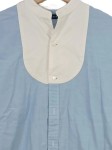 Vorschaubild 3 von Herren Business Hemd Gr. 2 Hellblau Creme Langarm