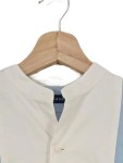 Vorschaubild 5 von Herren Business Hemd Gr. 2 Hellblau Creme Langarm