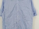 Vorschaubild 3 von Business Hemd Herren Blau Gr. 48/M Baumwolle Kariert Kurzarm Knopf