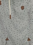 Vorschaubild 4 von Kapuzenpullover Damen Gr. 38/M Grau Baumwolle Sterne Casual Langarm