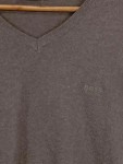 Vorschaubild 2 von Pullover Herren Braun Gr. 48/M Wolle Uni Casual Langarm Herbst/Winter