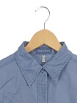 Vorschaubild 3 von Damen Freizeithemd Größe 44 Blau 3/4-Arm Casual Bluse