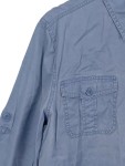 Vorschaubild 2 von Damen Freizeithemd Größe 44 Blau 3/4-Arm Casual Bluse