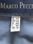 Vorschaubild 5 von Damen Freizeithemd Größe 44 Blau 3/4-Arm Casual Bluse