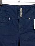 Vorschaubild 3 von High Waist Jeans Damen Gr. 38 Blau Stretch Baumwolle L28