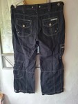 Vorschaubild 2 von CECIL Damen Cargohose Gr. 27 Blau Casual 3/4 Hose mit Ziernähten