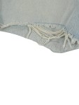 Vorschaubild 2 von Jeans Shorts Damen Blau Gr. 40-41 Casual Denim Kurze Hose