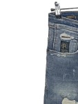 Vorschaubild 3 von Tapered Fit Jeans Herren Blau Gr. W33 L31 mit Rissen