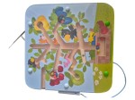 Vorschaubild 1 von Motorikschleife Obstbaum Labyrinth Holz Spielzeug Kinder Mehrfarbig