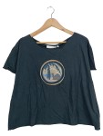 Vorschaubild 1 von T-Shirt Damen Schwarz Gr. 44/XXL Baumwolle Grafisch
