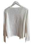 Vorschaubild 2 von Damen Strickjacke Baumwolle Weiß Gr. 36/S Casual