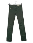 Vorschaubild 1 von Jeans Slim Fit Damen Grün Gr. W25/34/XS Baumwolle Uni Casual Freizeit L31