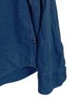 Vorschaubild 4 von Herren Jeansjacke Blau Gr. 50/L Casual Baumwolle Uni Langarm
