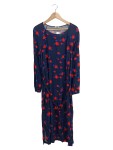 Vorschaubild 1 von Freizeitkleid Damen Mehrfarbig Gr. 42/XL Viskose Grafisch Casual 120 cm