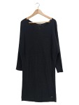 Vorschaubild 1 von Damen Strickkleid Casual Rippstrick Schwarz Gr. 38 M