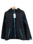 Vorschaubild 1 von Softshelljacke Damen Gr. 38/M Schwarz Polyester Uni Outdoor Langarm