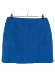 Vorschaubild 1 von Sportrock Damen Blau Gr. 42/XL Viskose Kariert Casual Frühjahr/Sommer