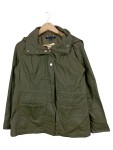 Vorschaubild 1 von Damen Trainingsjacke Outdoor Gr. 38/M Grün Baumwolle Kapuze