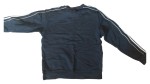 Vorschaubild 2 von Sweatshirt Damen Schwarz Gr. 40/L Baumwolle Streifen Sportlich Langarm