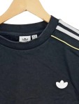 Vorschaubild 6 von Sweatshirt Damen Schwarz Gr. 40/L Baumwolle Streifen Sportlich Langarm
