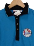 Vorschaubild 3 von Damen Poloshirt Gr. 38;M Blau Casual Logo Stickerei