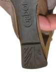 Vorschaubild 6 von Damensandaletten Gr. 36 Beige Wildleder Komfortabel Klettverschluss