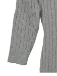 Vorschaubild 3 von Damen Strickkleid Grau Zopfstrick Midi Gr. 38;M Casual