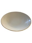 Vorschaubild 1 von LUXOR Konfektschale Porzellan Weiß Strukturmuster Metallic