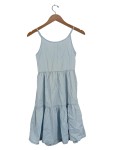 Vorschaubild 1 von MNG Kinder Sommerkleid Trägerkleid Jeansoptik Blau Gr. 152