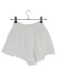 Vorschaubild 1 von Shorts Kinder Gr. 164 Weiß Raffung Strukturmuster Freizeit Casual