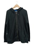 Vorschaubild 1 von Herren Sweatjacke Kapuze Grau L Baumwolle Sportlich Melange