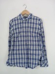 Vorschaubild 2 von Damen Freizeithemd Gr. 10 Blau Kariert Casual Langarm