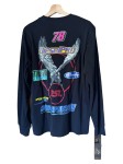 Vorschaubild 2 von Langarmshirt Herren Gr. 48/M Schwarz Baumwolle Logo-Print Casual Freizeit