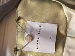 Vorschaubild 8 von Leichte Jacke Damen Gold Gr. 36/S Feminin Rüschen Metallic