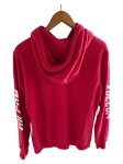 Vorschaubild 2 von Kapuzenpullover Herren Gr. 48/M Rot Baumwolle Logo-Print Schriftzug