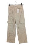 Vorschaubild 1 von Cargohose Damen Beige Gr. W29/38/M Baumwolle Uni Casual 70 cm 72 cm