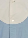 Vorschaubild 4 von Herren Business Hemd Gr. 2 Hellblau Creme Langarm