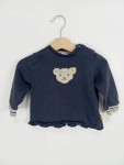 Vorschaubild 2 von Kinder Langarmshirt Baby Gr. 74 Blau Casual mit Teddybär Applikation